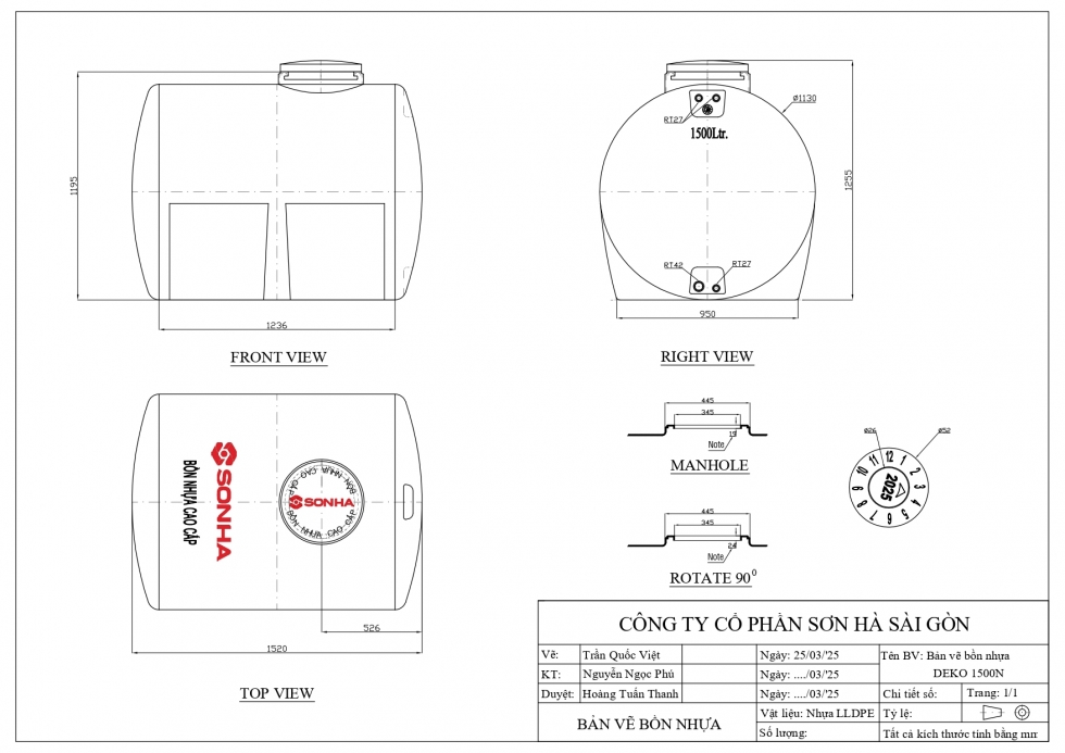 ban ve bon nuoc nhua 1500 lit ngang son ha